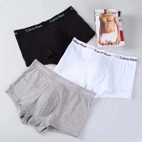 Calvin Klein CK Men's solid color underwear boxer 3pcs（11 styles）-2356  
